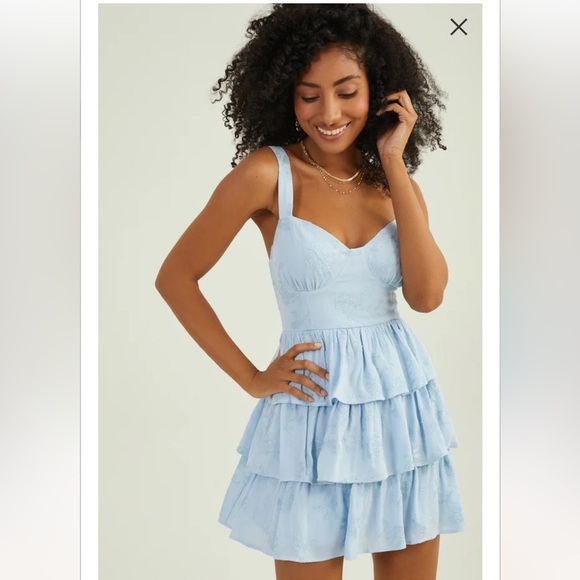 Altar'd State Dresses & Skirts - New with tags altard state Roxie floral tiered mini dress